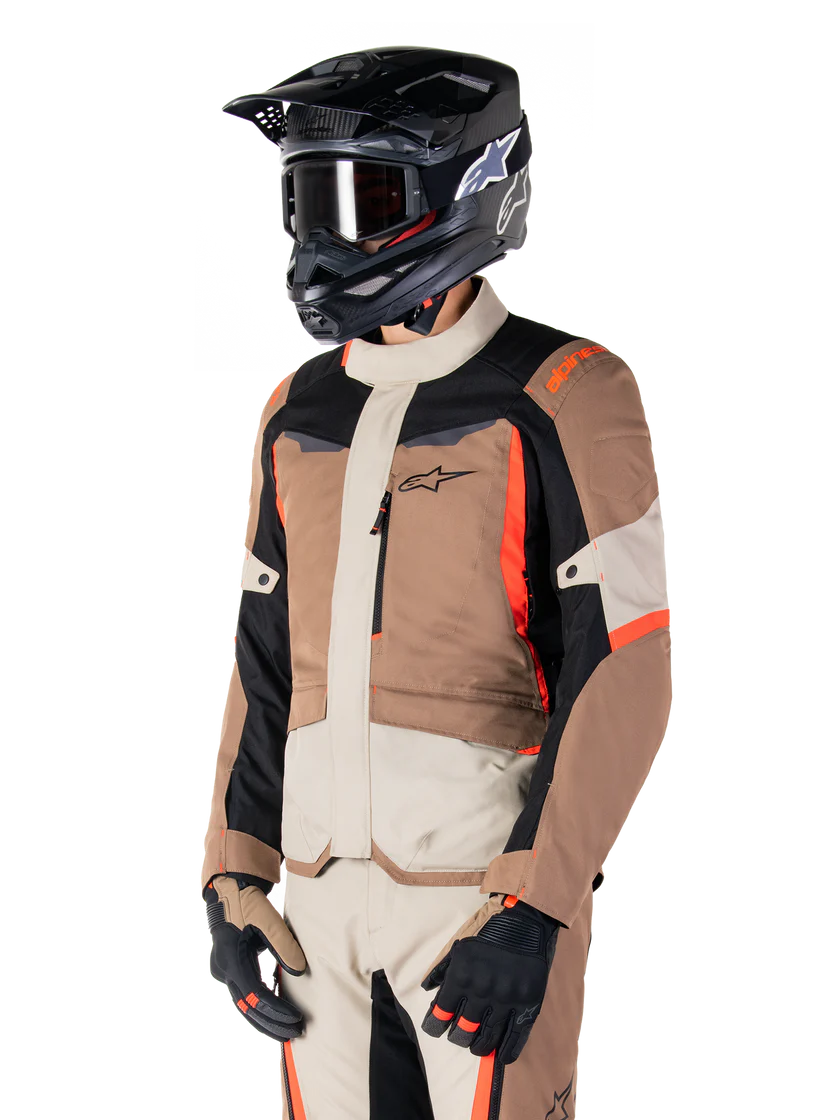 Kurtka Wodoodporna Męska St-1 Alpinestars Khaki/Czarny/Czerwony Klasa A - obrazek 3
