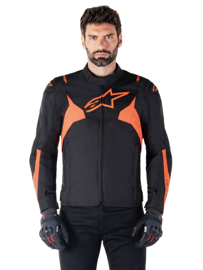 Kurtka Wodoodporna Męska T-Jaws V4 Alpinestars Czarny/Czerwony Klasa A