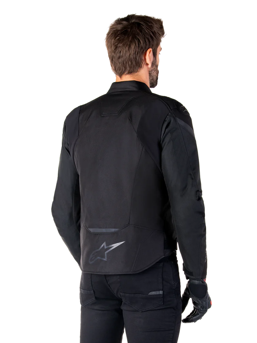 Kurtka Wodoodporna Męska T-Jaws V4 Alpinestars Czarna Klasa A - obrazek 2