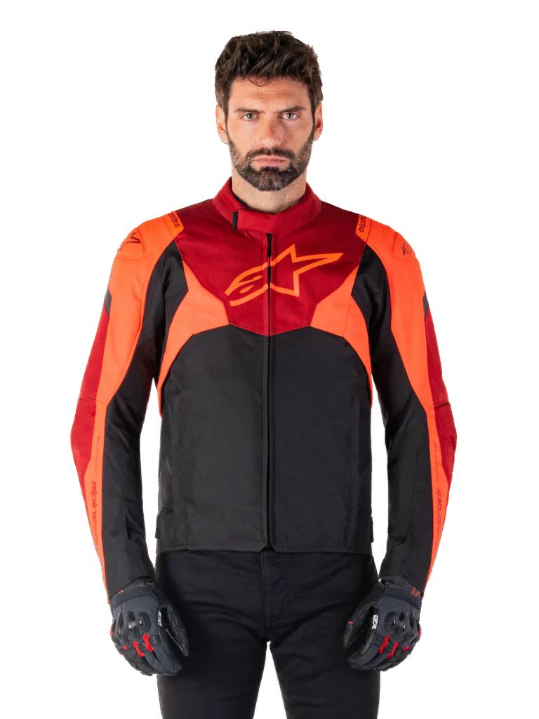 Kurtka Wodoodporna Męska T-Jaws V4 Alpinestars Czarny/Czerwony Klasa A