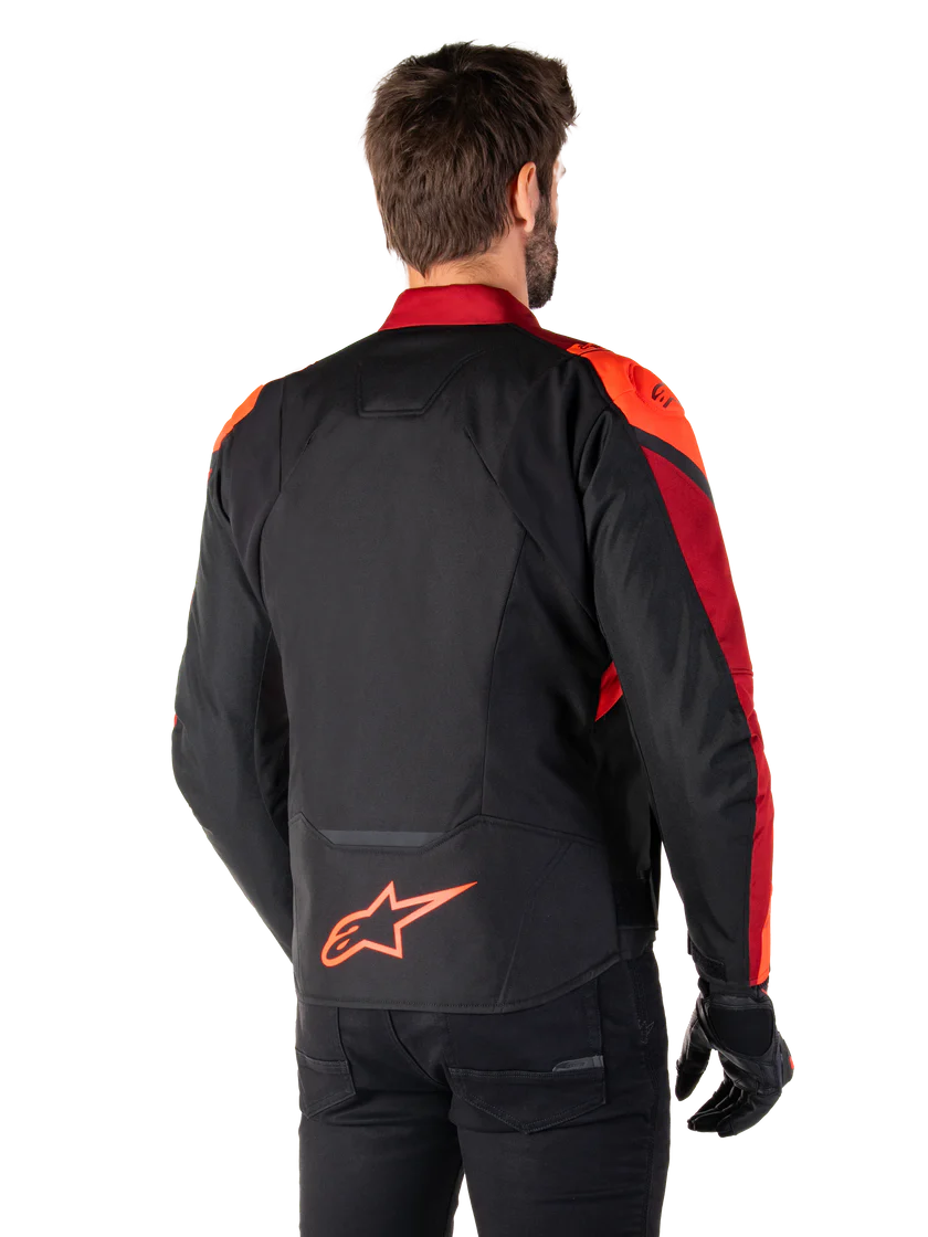 Kurtka Wodoodporna Męska T-Jaws V4 Alpinestars Czarny/Czerwony Klasa A - obrazek 2