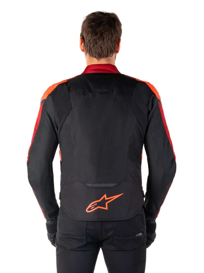 Kurtka Wodoodporna Męska T-Jaws V4 Alpinestars Czarny/Czerwony Klasa A - obrazek 4