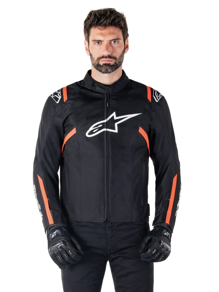 Kurtka Wodoodporna Męska T-SPS V2 Alpinestars Czarny/Czerwony Klasa A