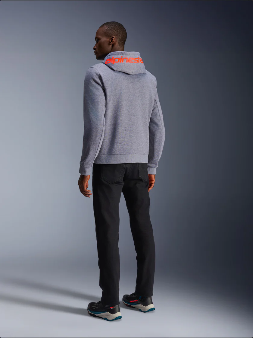 Bluza Męska Chrome V2 Sport Alpinestars Szary/Czerwony Klasa A - obrazek 4