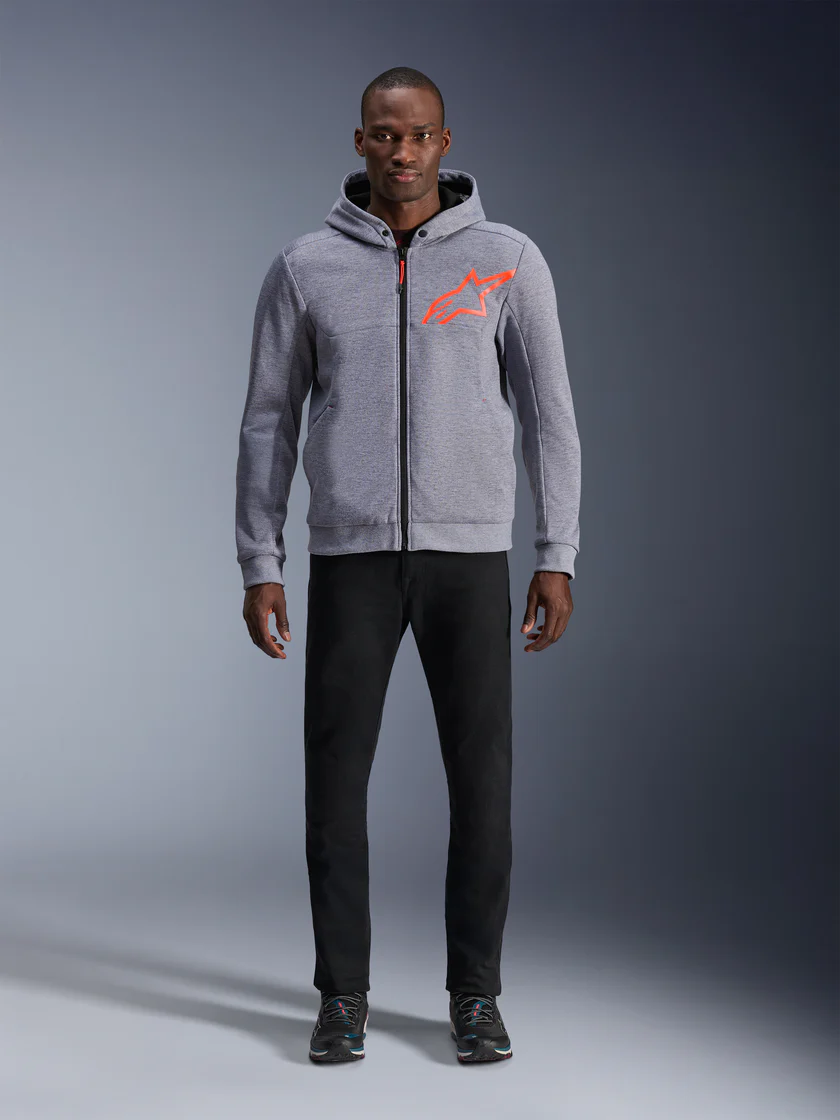 Bluza Męska Chrome V2 Sport Alpinestars Szary/Czerwony Klasa A - obrazek 5