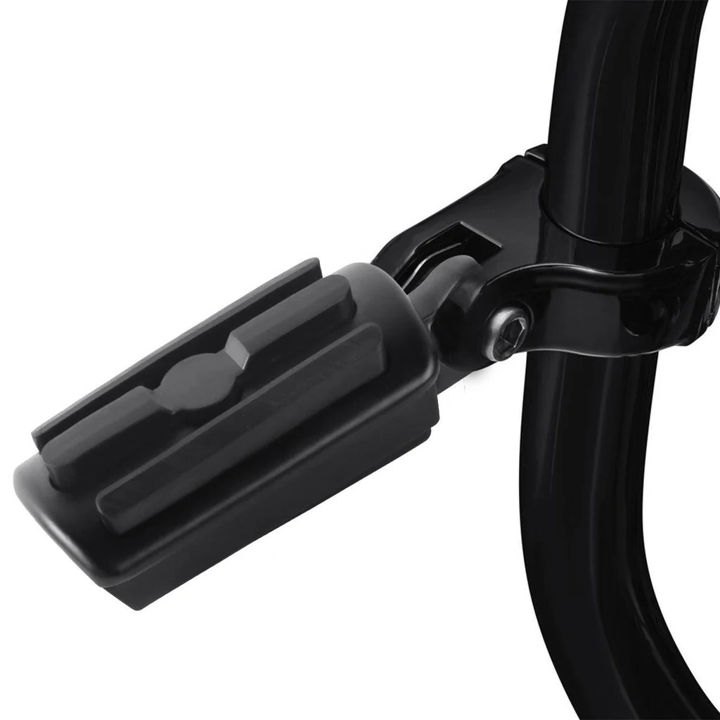 Podnóżki czarne, szersze z mocowaniem Harley Davidson - obrazek 2