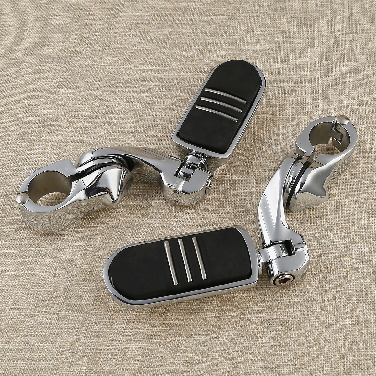 Spacerówki średnie chrom, ramię 10 cm, mocowanie na gmol 32mm - obrazek 3