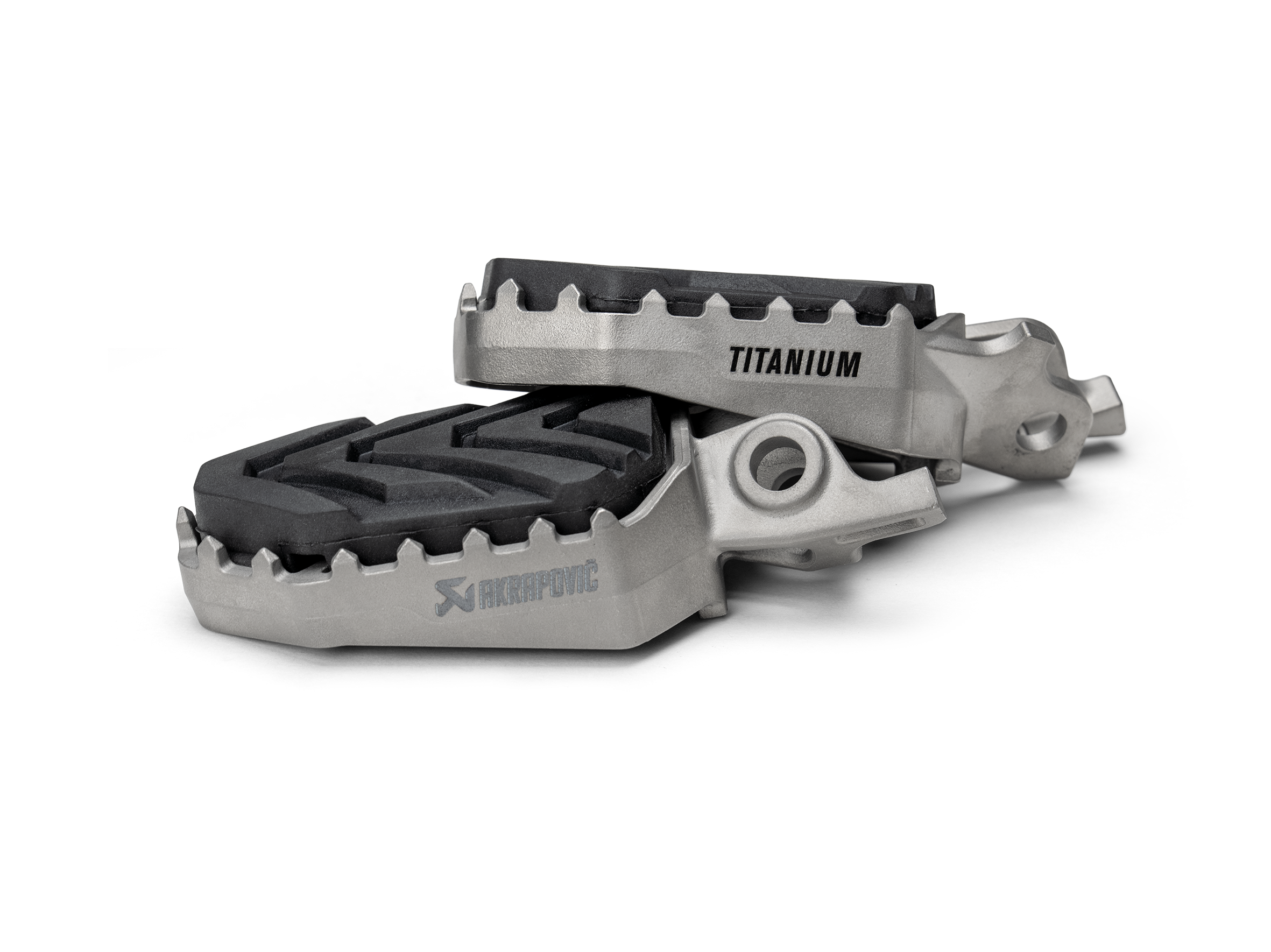 Podnóżki tytanowe Akrapovič Titanium do Honda Africa Twin (przedsprzedaż) - obrazek 2