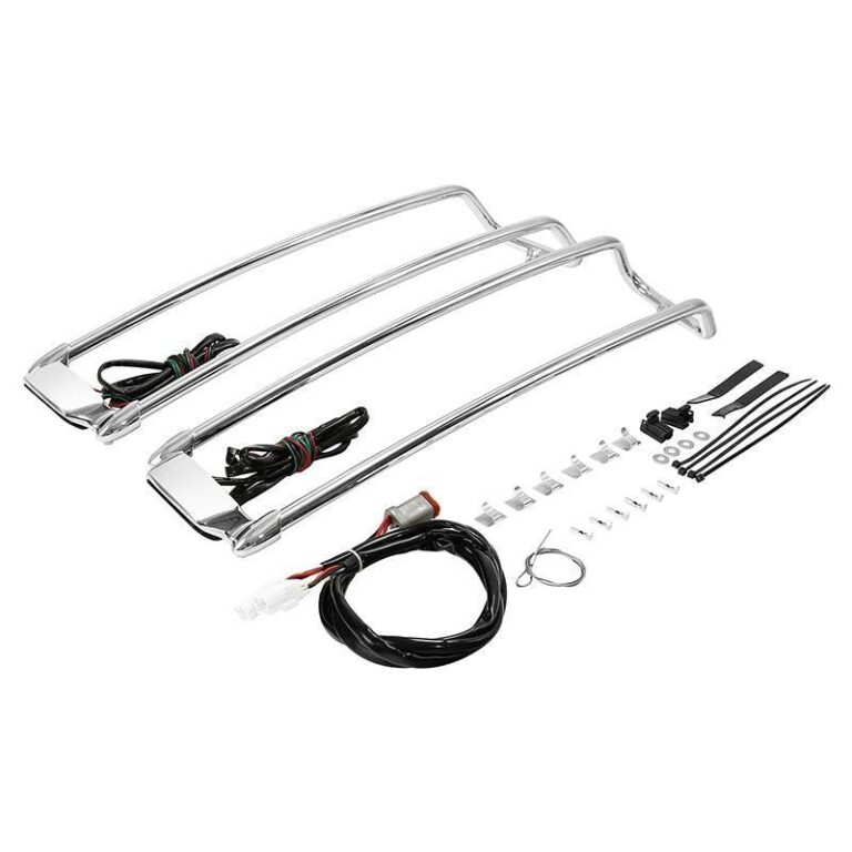 Relingi chromowane na pokrywy kufrów ze światłem LED