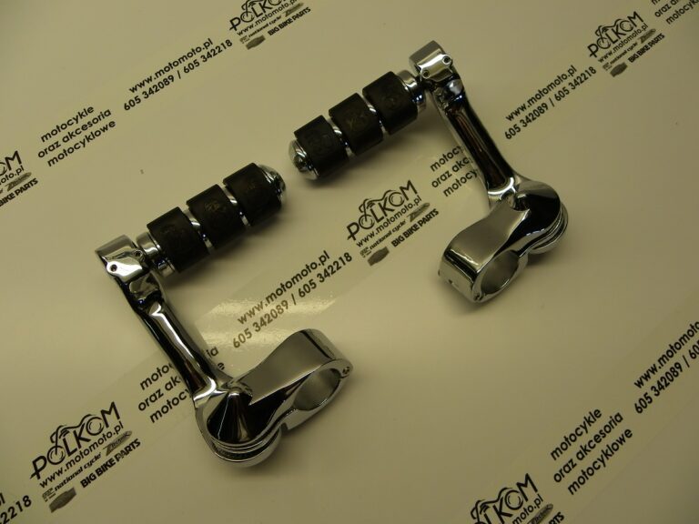 Spacerówki małe chrom, ramię 15 cm, mocowanie 32mm