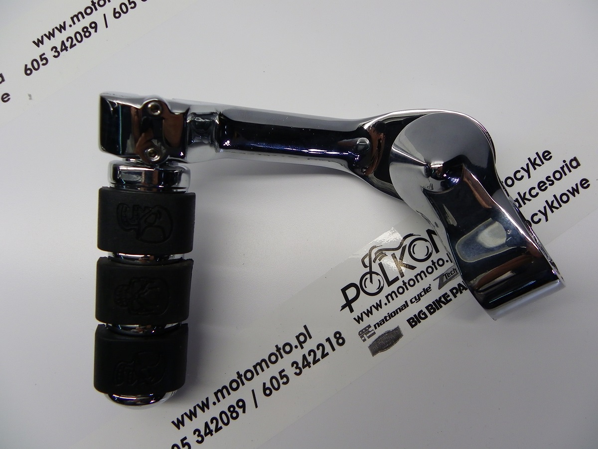 Spacerówki małe chrom, ramię 15 cm, mocowanie 32mm