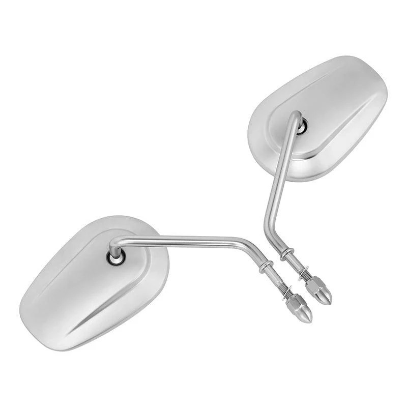 Lusterka chromowane uniwersalne 8mm Harley Touring Road Electra Glide Softail Dyna Chrom - obrazek 2