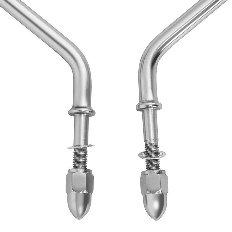 Lusterka chromowane uniwersalne 8mm Harley Touring Road Electra Glide Softail Dyna Chrom - obrazek 7