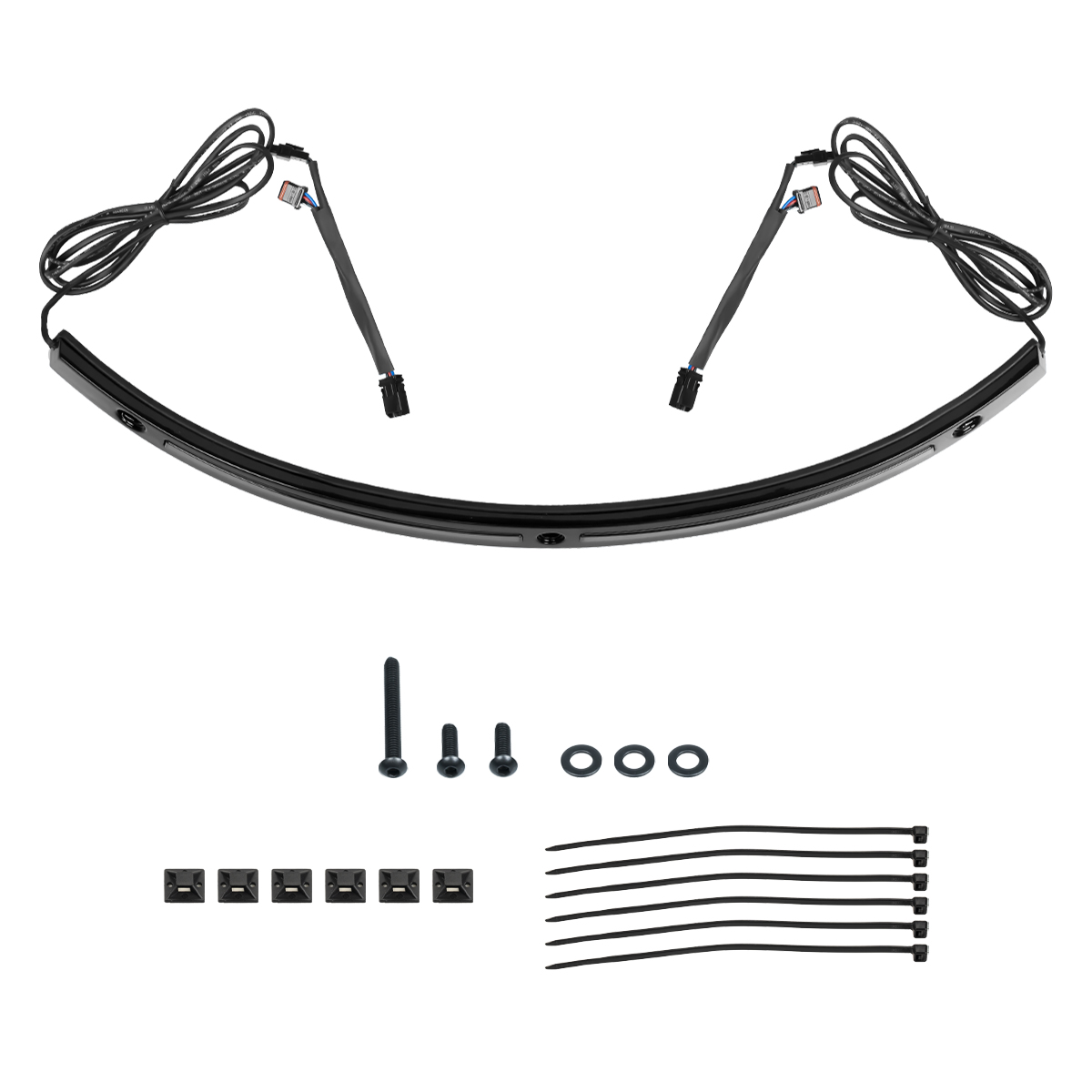 Listwa pod szybę LED HOGWORKZ® Lumipro do Harley-Davidson Touring ’14–’26 | Czarna - obrazek 2