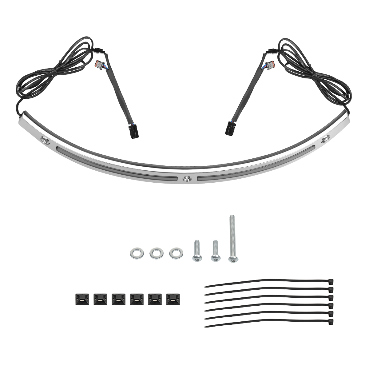 Listwa pod szybę LED HOGWORKZ® Lumipro do Harley-Davidson Touring ’14–’26 | Chrom - obrazek 2
