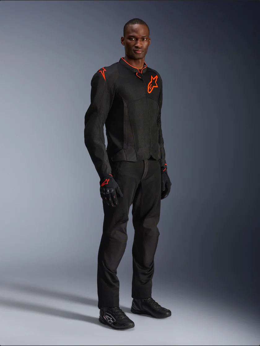 Kurtka Męska Viper Air V4 Alpinestars Czarny/Czerwony Klasa A - obrazek 2