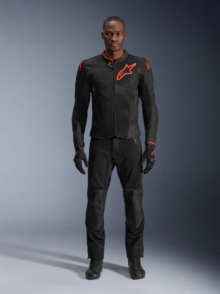 Kurtka Męska Viper Air V4 Alpinestars Czarny/Czerwony Klasa A - obrazek 5