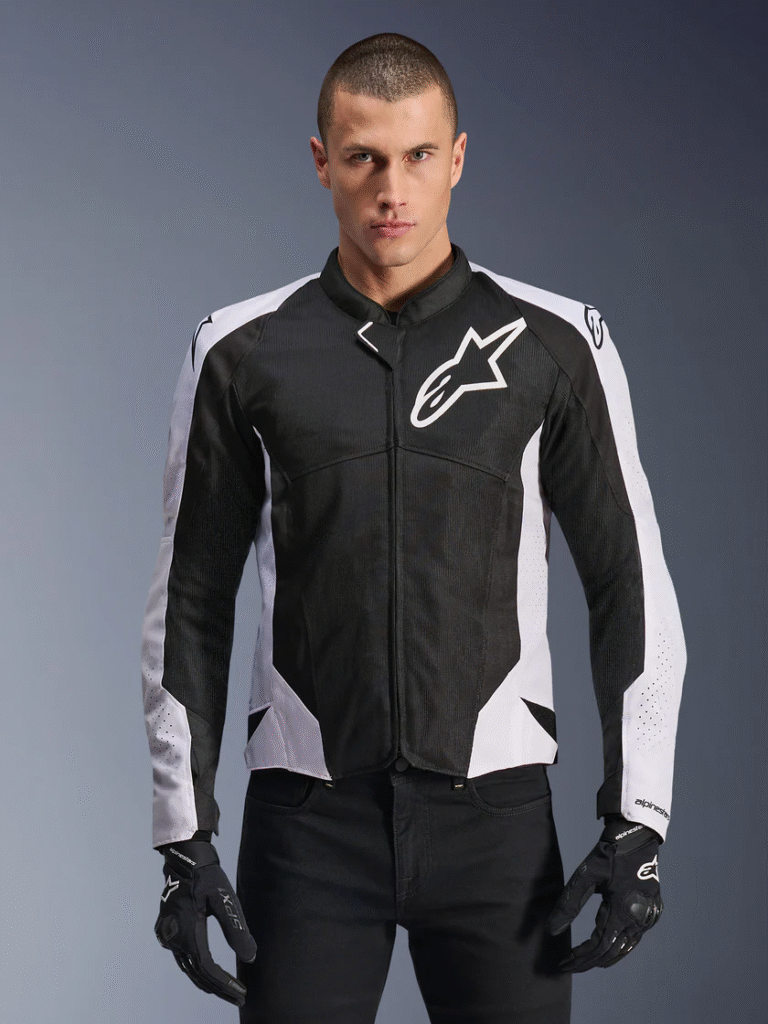 Kurtka Męska Viper Air V4 Alpinestars Czarny/Biały Klasa A
