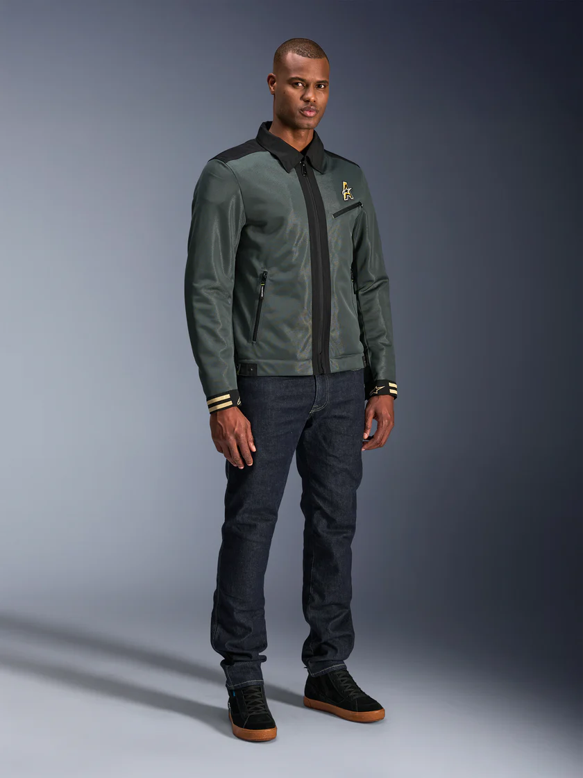 Kurtka Męska Ignite Air Alpinestars Czarny/Niebieski Klasa A - obrazek 2