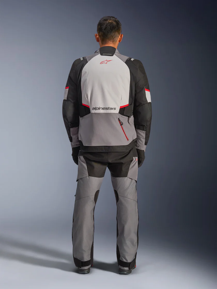 Kurtka Wodoodporna Męska Andes V4 Alpinestars Szary/Czerwony Klasa A - obrazek 6