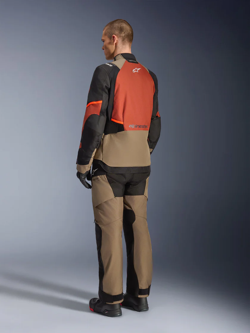 Kurtka Wodoodporna Męska Andes V4 Alpinestars Brązowy/Czarny/Czerwony Klasa A - obrazek 5