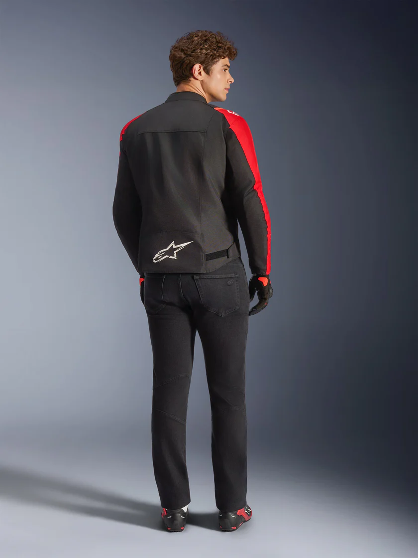 Kurtka Wodoodporna Męska T-SPS V2 Alpinestars Czarny/Czerwony Klasa A - obrazek 6