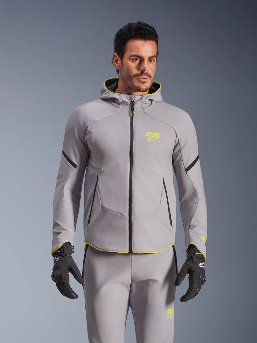 Kurtka Męska Aeroshell WP Alpinestars Szary/Żółty Klasa A