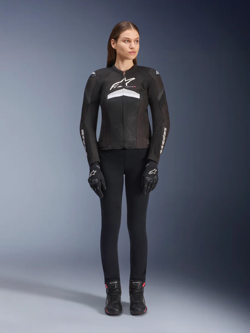 Kurtka Damska Stella T-GP Plus R V4 Airflow Alpinestars Czarny/Biały Klasa A - obrazek 4