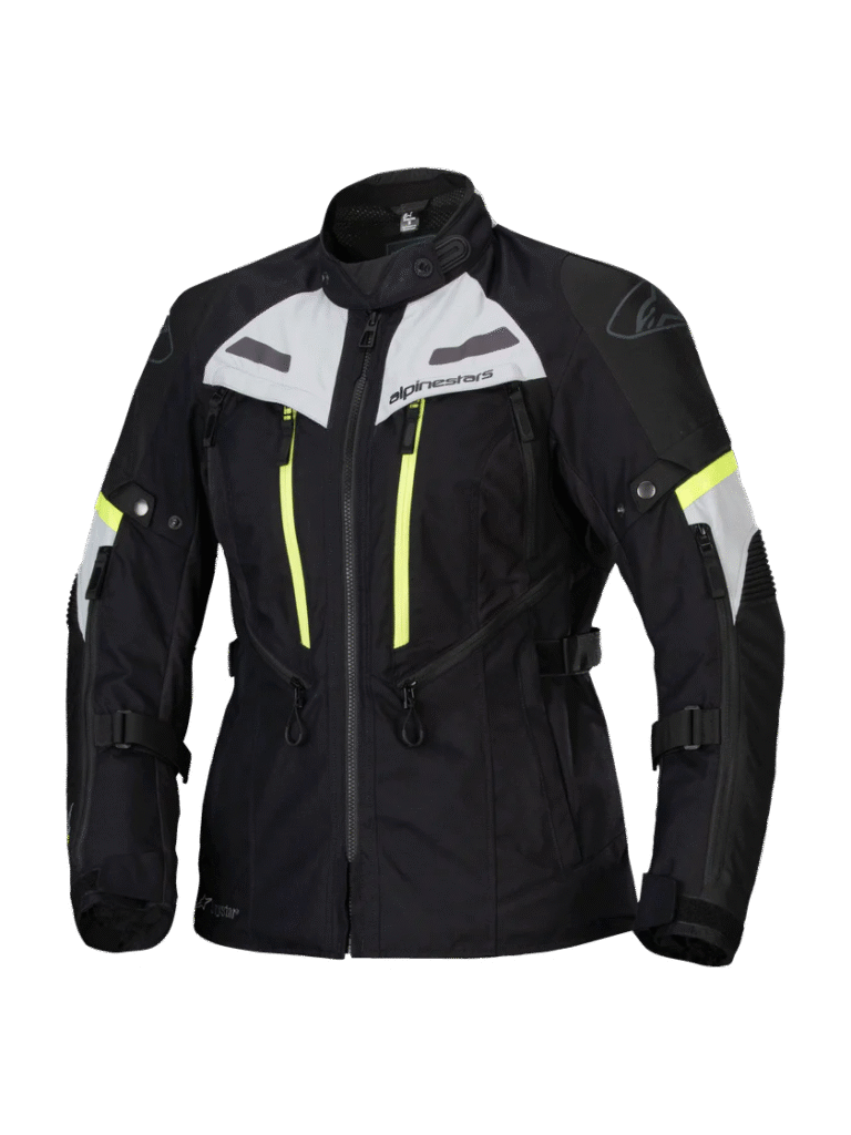 Kurtka Wodoodporna Damska Stella Bogota Pro  Alpinestars Czarny/Szary/Żółty Klasa AA