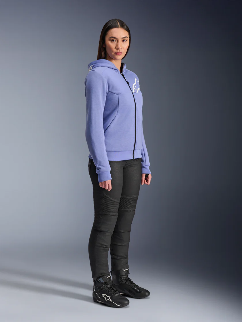 Bluza Damska Sport Stella Chrome V2 Alpinestars Fioletowy/Biały Klasa A - obrazek 2