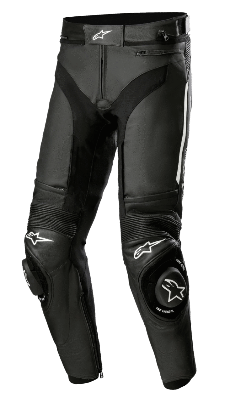 Spodnie Skórzane Męskie Missile V3 Alpinestars Czarne Klasa AA