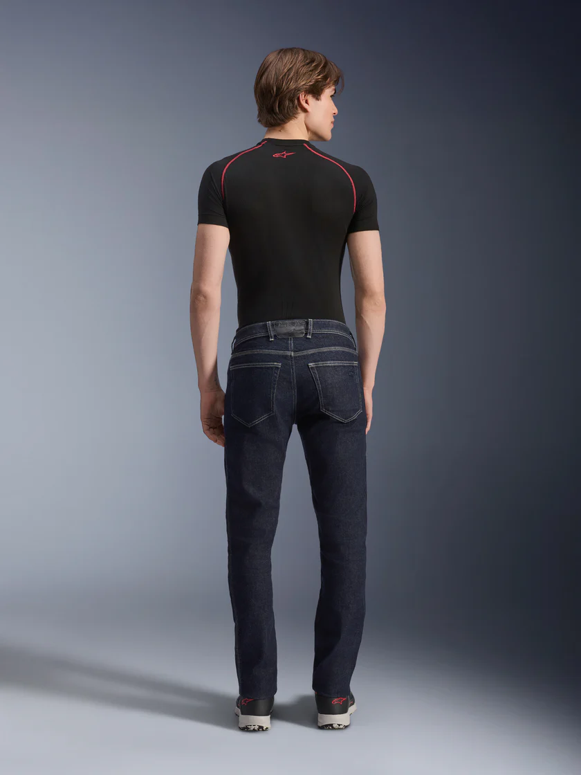 Spodnie Męskie Jeansowe Copper V3 Alpinestars Niebieskie Klasa A - obrazek 4