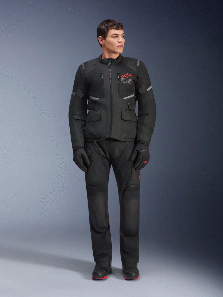 Spodnie Wodoodporne Męskie Andes Air Alpinestars Czarne Klasa A