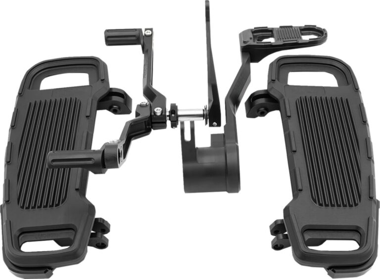 Komplet podestów kierowcy z dźwigniami Czarny Drag Specialities x Gilles do Harley-Davidson Touring