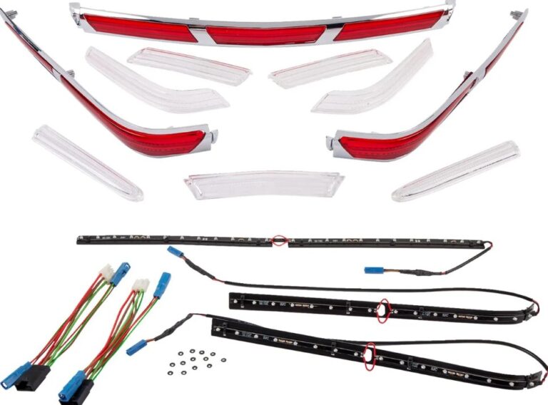 Podświetlane listwy na kufer centralny GL1800 2001-2010