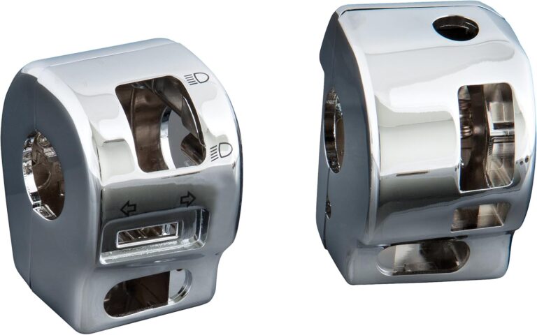 Chromowane obudowy przełączników do Yamaha XVS1300 Drag Star