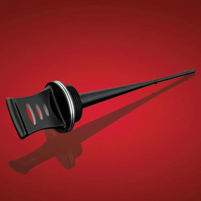 Czarny korek oleju z bagnetem do Kawasaki Vn1700