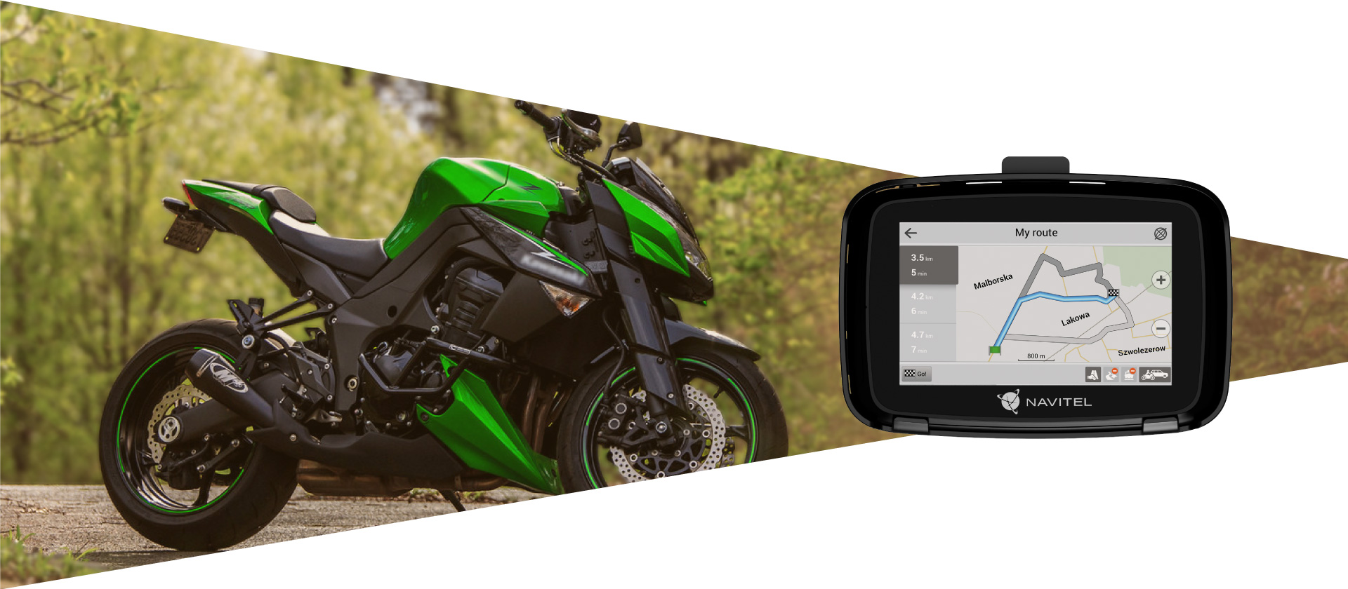 Nawigacja motocyklowa NAVITEL G590 Moto - obrazek 6