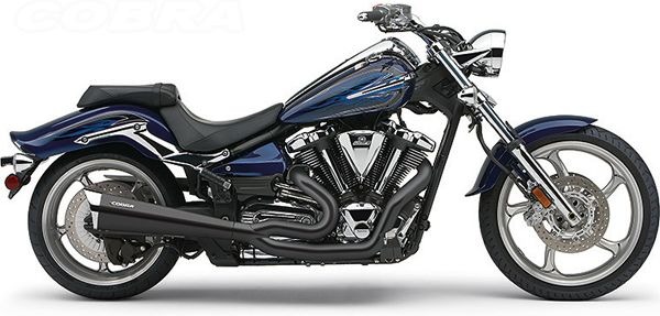 Wydech "Tri-Pro 2:1" Czarny XV1900 Raider - Cobra 2485B