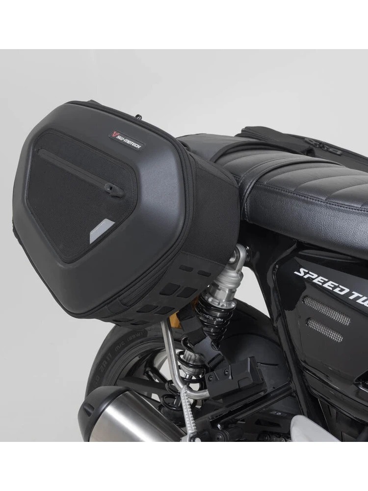 Zestaw sakw bocznych Pro Blaze H z zestawem montażowym SW-MOTECH do Triumph Bonneville, Speed Twin, Thruxton, Street Twin i Street Cup (15-20L) - obrazek 3
