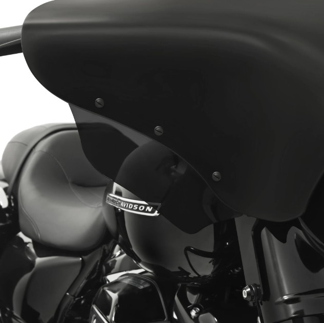 Deflektory czarne do owiewki Memphis Shades Batwing - obrazek 2