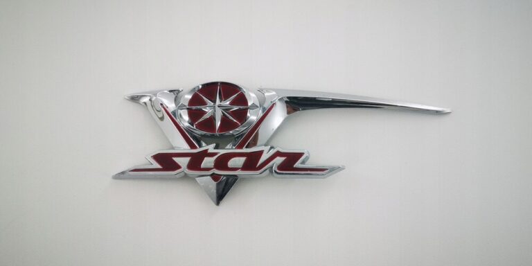 Emblemat za zbiornik czerwony Lewy V-Star 650 5FB-2416B-11-00
