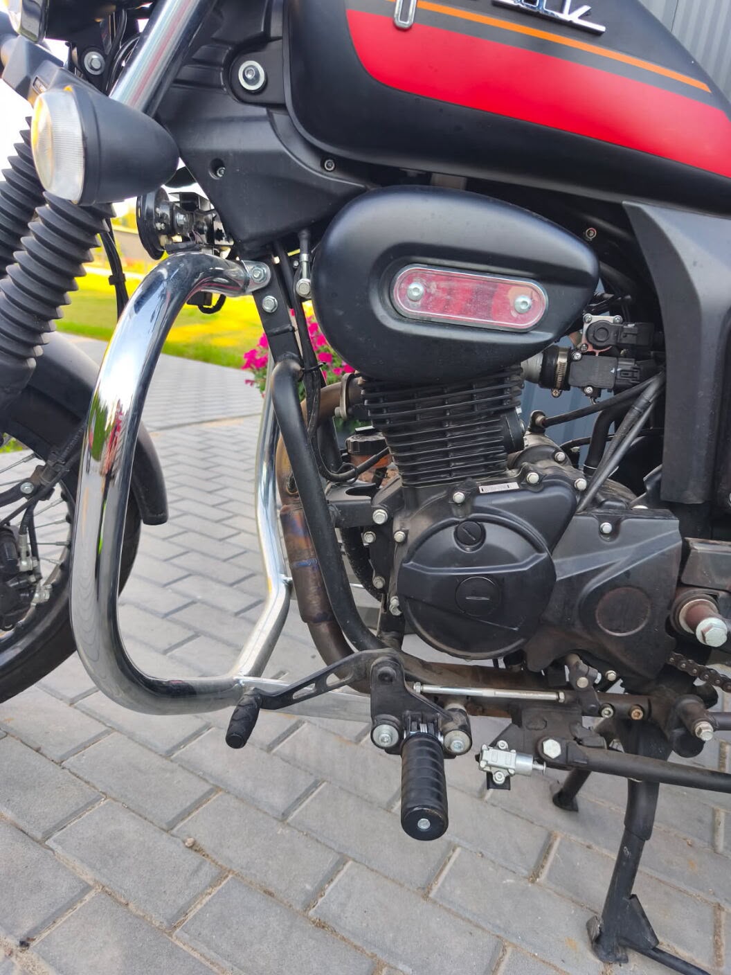 Gmol przedni Junak M12 Cafe / Vintage - czarny - obrazek 5