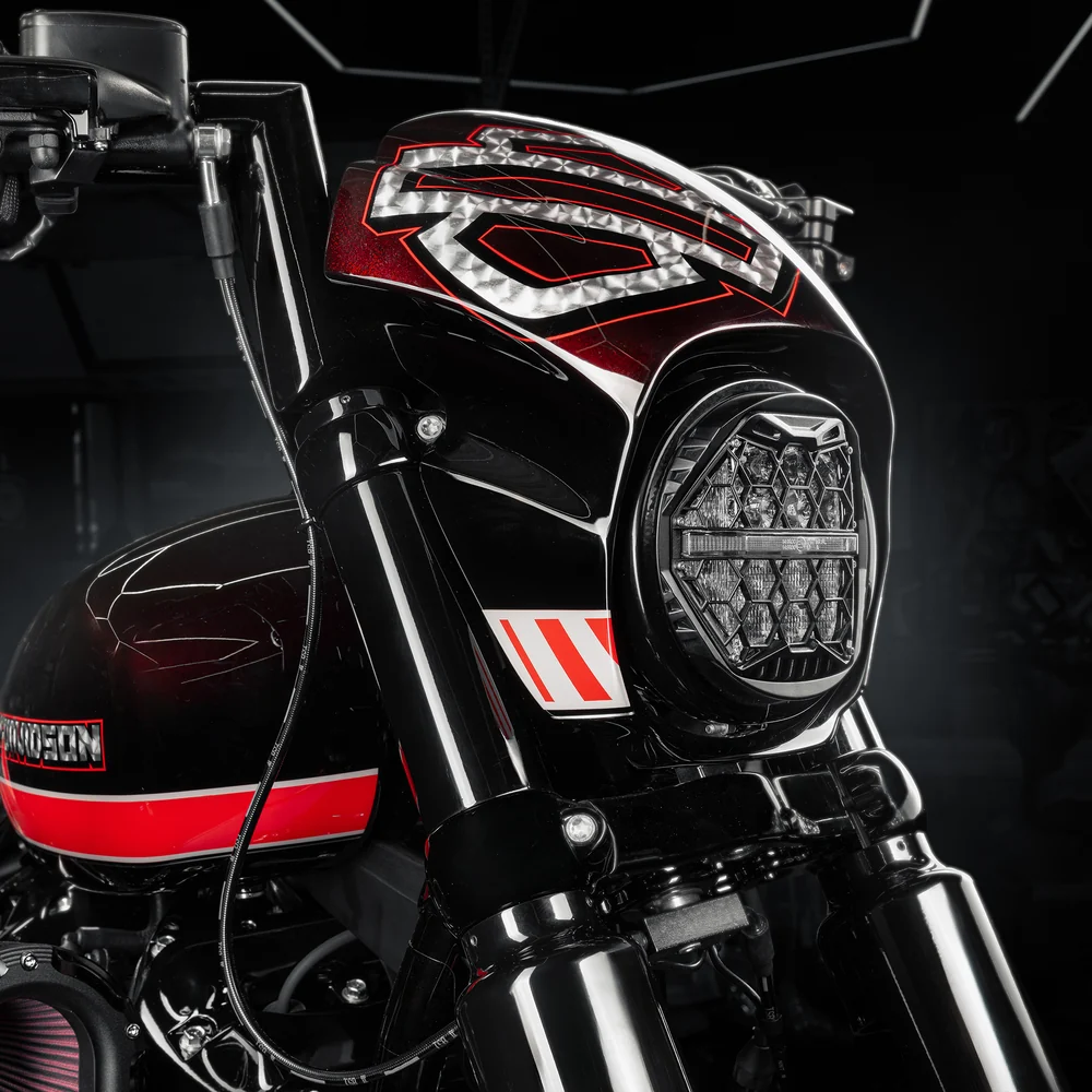 Reflektor LED Killer Customs z homologacją ECE do Harley Davidson Softail FXBB/FXBR/FXLRS - obrazek 5