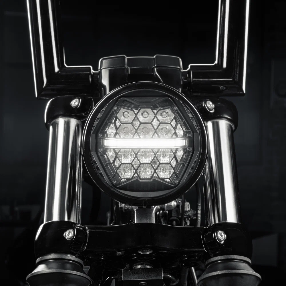 Reflektor LED Killer Customs z homologacją ECE do Harley Davidson Softail FXBB/FXBR/FXLRS - obrazek 6