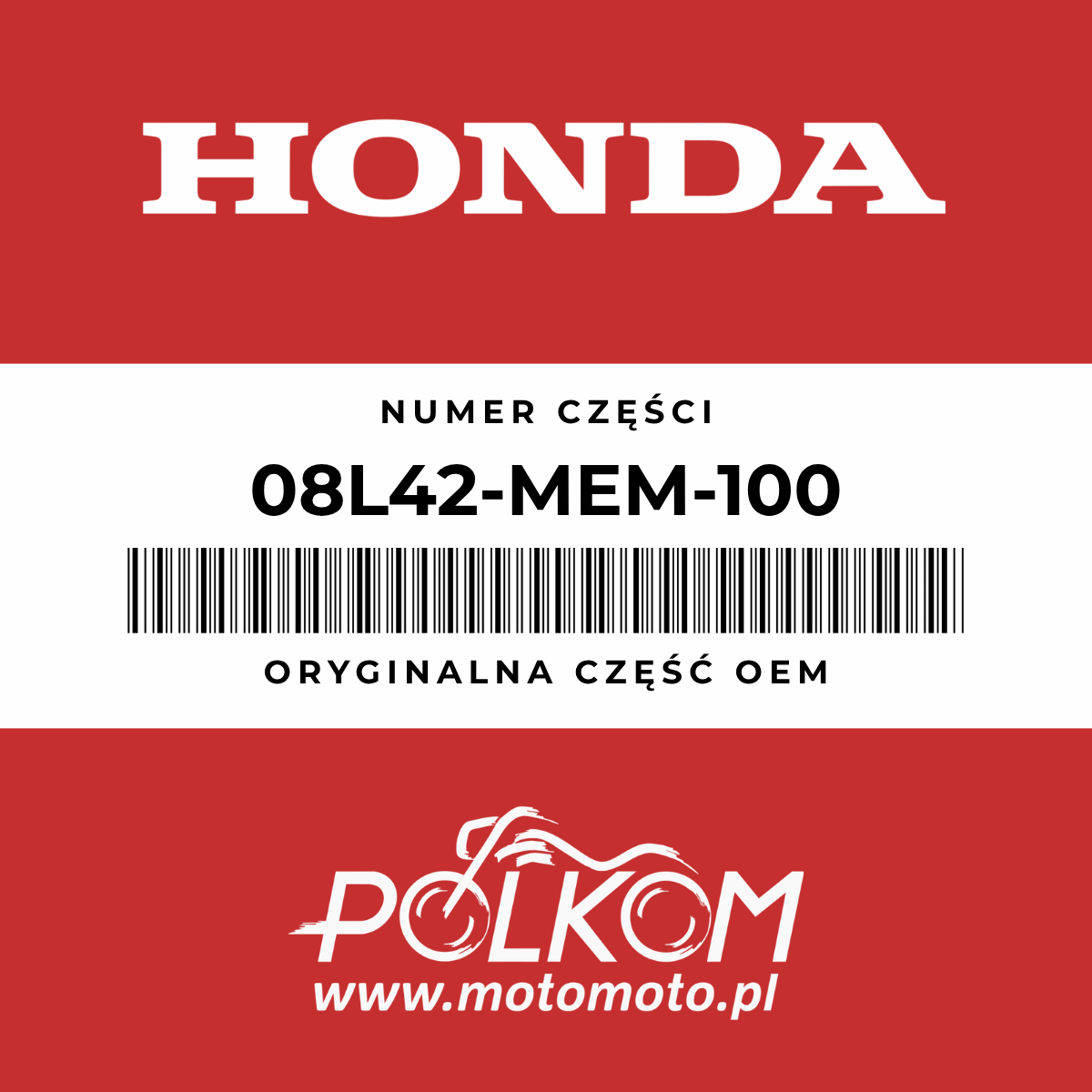 Bagażnik Chrome Deluxe Honda VTX1800C/F 08L42-MEM-100